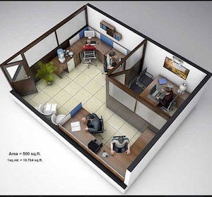 Furnished Amenities in  Office Space at Jaura Prime Boulevard, Sector 3 – for Rent