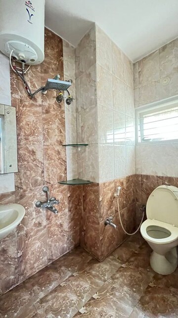 Bathroom in 3 BHK Independent House at Royal Placid Phase 1, Haralur Road – for Rent
