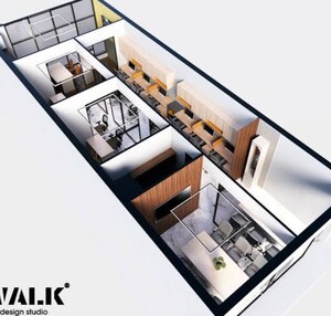 Floor Plan in  Office Space at Majestic Omnia, Sector 4 – for Rent