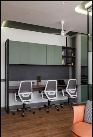 Team Area in  Office Space at The First Brick Apartment, Sector 7 – for Rent
