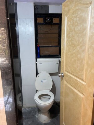 Bathroom in 2 BHK Apartment at Hiranandani Powai Park, Powai – for Rent