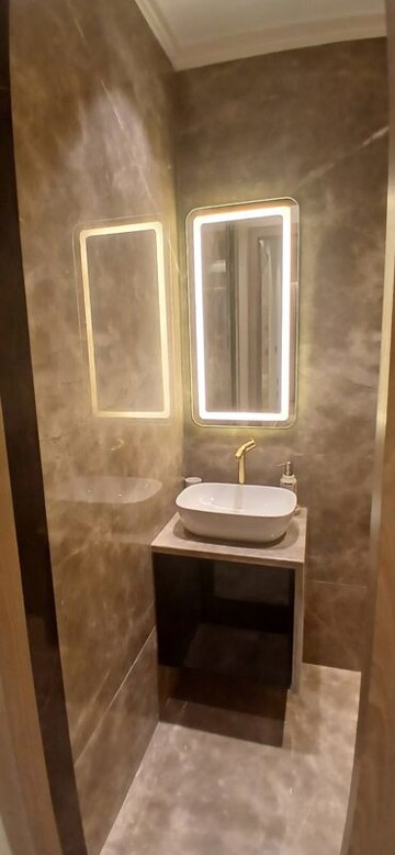 Bathroom in 3 BHK Apartment at Hiranandani Heritage Tower, Powai – for Rent