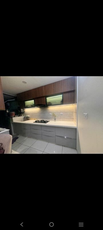 Kitchen in 3.5 BHK Apartment at Goyal Orchid Blues, Shela – for Rent