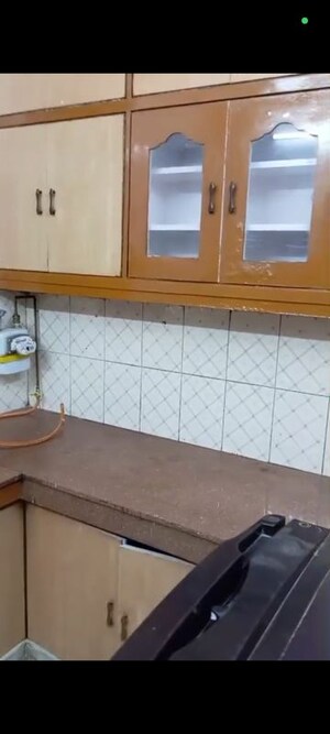 Kitchen in 2 BHK Builder Floor at Malviya Nagar – for Rent