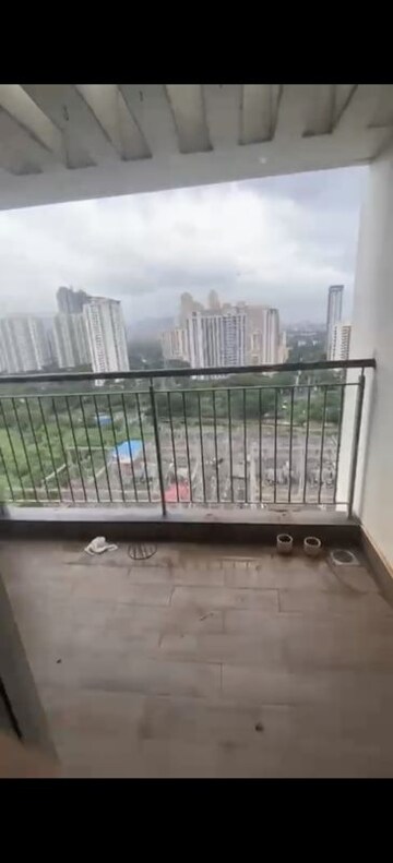 Balcony in 2 BHK Apartment at Kalpataru Paramount, Kapur Bawdi – for Rent