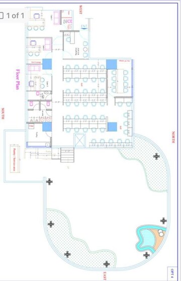 Floor Plan in  Office Space at Lotus Trade Centre, Andheri West – for Rent