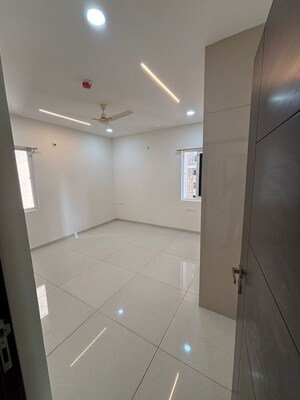Bathroom in 3 BHK Apartment at Rajapushpa Provincia, Narsingi – for Rent