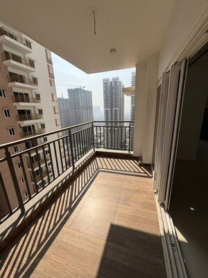 Balcony in 3 BHK Apartment at Rajapushpa Provincia, Narsingi – for Rent