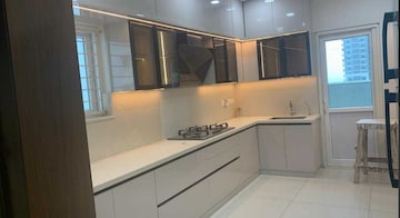 Kitchen in 3 BHK Apartment at Rajapushpa Provincia, Narsingi – for Rent