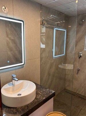 Bathroom in 3 BHK Apartment at Prestige Beverly Hills, Kokapet – for Rent