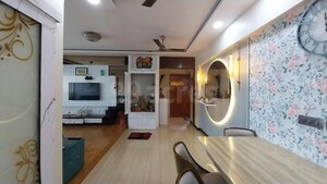 Bathroom in 3 BHK Apartment at Soham Tropical Lagoon, Ghodbunder Road – for Rent