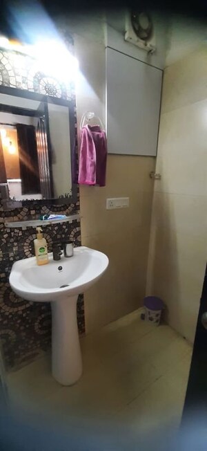 Bathroom in 3 BHK Apartment at Gaur Sportswood, Sector 79 – for Rent