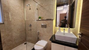 Bathroom in 3 BHK Builder Floor at NKV Golden Avenue, Sohna Sector 35 – for Sale