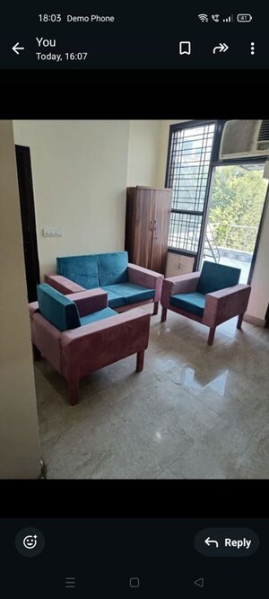 Bedroom in 1 BHK Builder Floor at Dlf City Phase 3 – for Rent