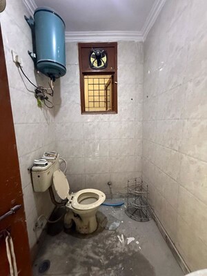 Bathroom in 1 BHK Builder Floor at Kalkaji – for Rent