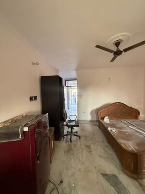 Bedroom in 1 BHK Builder Floor at Kalkaji – for Rent
