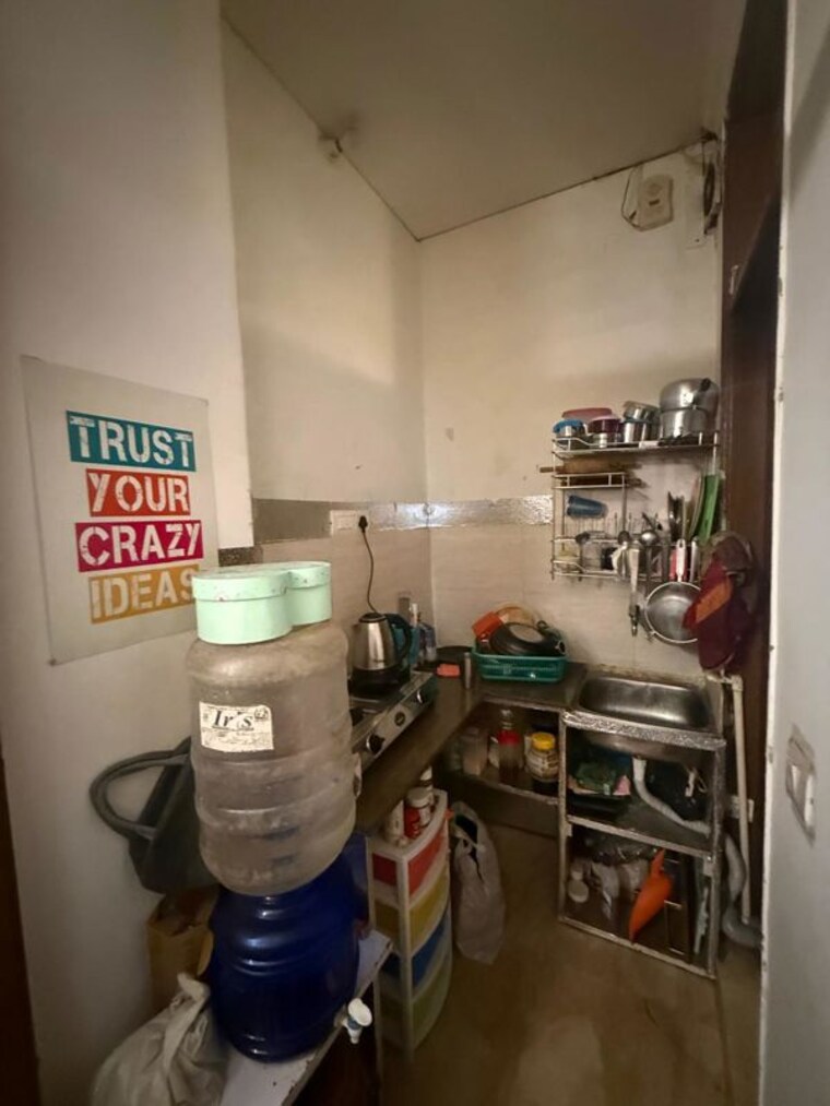 Kitchen, kalkaji 1 Bedroom 400 Sq.Ft. Builder Floor In Kalkaji Delhi 10073492