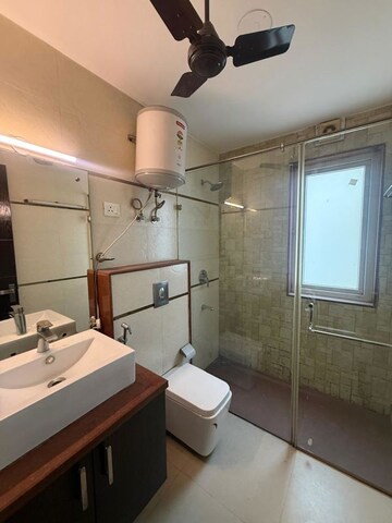 Bathroom in 4 BHK Builder Floor at New Friends Colony – for Rent