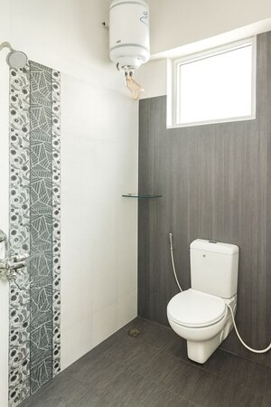 Bathroom in 2 BHK Builder Floor at Madhapur – for Rent