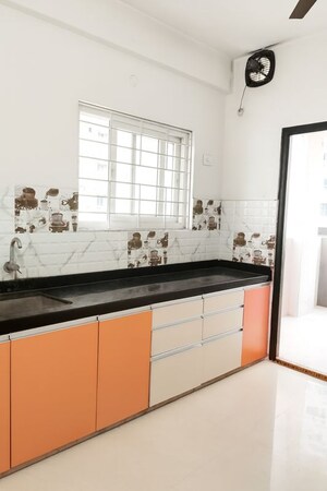 Kitchen in 2 BHK Builder Floor at Madhapur – for Rent