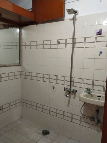 Bathroom in 2 BHK Apartment at Sanewadi – for Rent