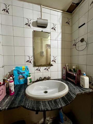 Bathroom in 2 BHK Apartment at Sanewadi – for Rent