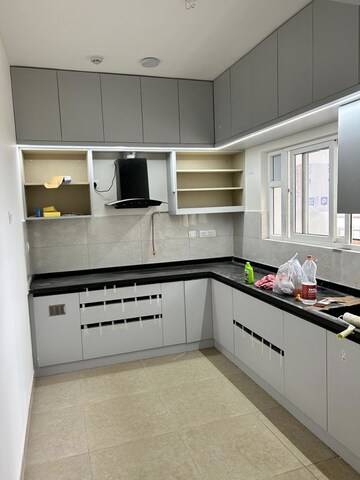 Kitchen in 3 BHK Apartment at Prestige Beverly Hills, Kokapet – for Rent