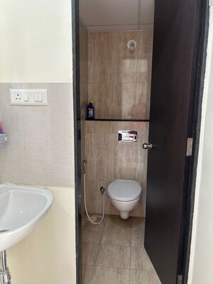Bathroom in 1 BHK Apartment at Kolte Patil Life Republic, Hinjewadi – for Rent