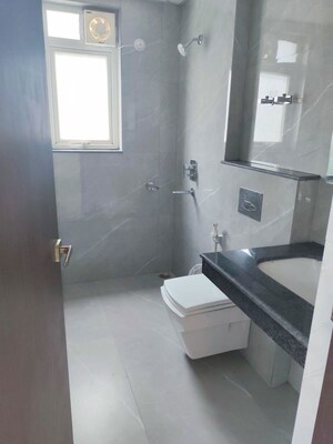 Bathroom in 3 BHK Builder Floor at Vishesh Khand, Gomti Nagar – for Rent
