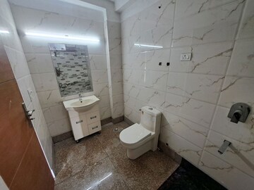 Bathroom in 2 BHK Builder Floor at Sushant Lok I – for Rent
