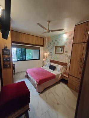 Living Room in 2 BHK Apartment at Shilpa Apartment Santacruz West, Santacruz West – for Rent