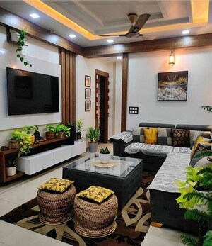 Living Room in 2 BHK Villa at Jigani – for Sale