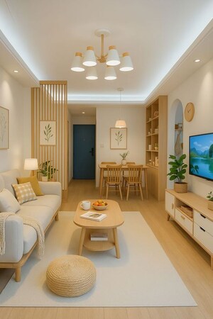 Living Room in 2 BHK Villa at Jigani – for Sale