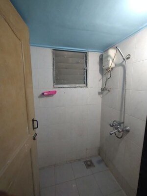 Bathroom in 1 BHK Apartment at Sankalp Sahanivas, Goregaon East – for Rent