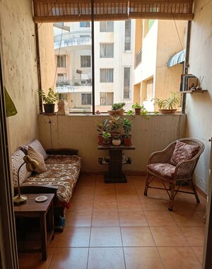 Living Room in 1 BHK Apartment at Yash Ravi Park, Hadapsar – for Rent