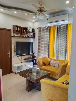 Living Room in 3 BHK Builder Floor at Central Park Flower Valley, Sohna Sector 33 – for Sale