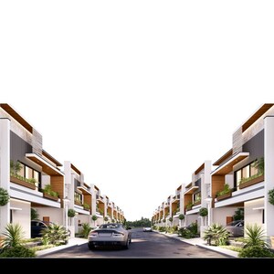 3 BHK Villa – Exterior View View at Nawab Saheb Kunta - for Sale