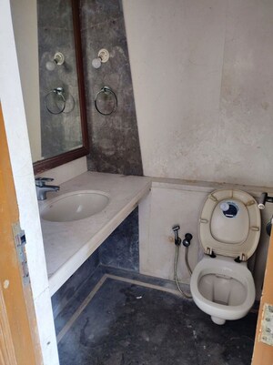 Bathroom in 2 BHK Apartment at Celestia Heights, Malad West – for Rent