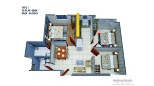 Master Plan in 3 BHK Builder Floor at Shaheen Bagh – for Sale