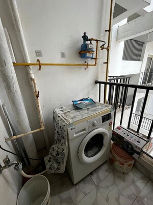 Balcony in 2 BHK Apartment at Panchsheel Greens II, Sector 16 Greater Noida – for Rent