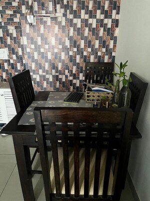 Dining area in 2 BHK Apartment at Panchsheel Greens II, Sector 16 Greater Noida – for Rent