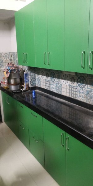 Kitchen in 1 BHK Apartment at Rassaz Greens, Mira Road – for Rent