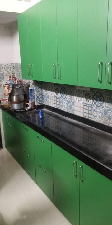 Kitchen in 1 BHK Apartment at Rassaz Greens, Mira Road – for Rent
