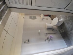 Bathroom in 1 BHK Apartment at Vijay Orovia, Ghodbunder Road – for Rent