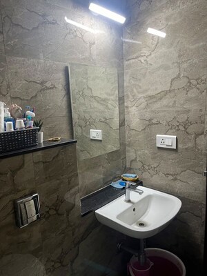 Bathroom in 2 BHK Apartment at Nyati Elysia, Kharadi – for Rent