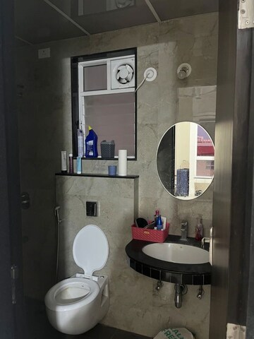 Bathroom in 2 BHK Apartment at Nyati Elysia, Kharadi – for Rent