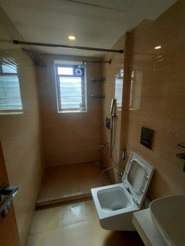 Bathroom in 3 BHK Apartment at Atur Terraces Cuffe Parade, Cuffe Parade – for Rent