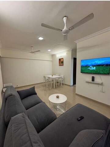 Living Room in 2 BHK Apartment at Kamanwala Manavsthal, Malad West – for Rent