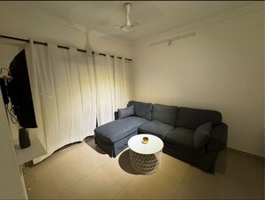 Living Room in 2 BHK Apartment at Kamanwala Manavsthal, Malad West – for Rent