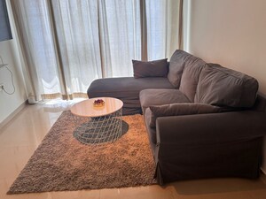 Living Room in 2 BHK Apartment at Kamanwala Manavsthal, Malad West – for Rent